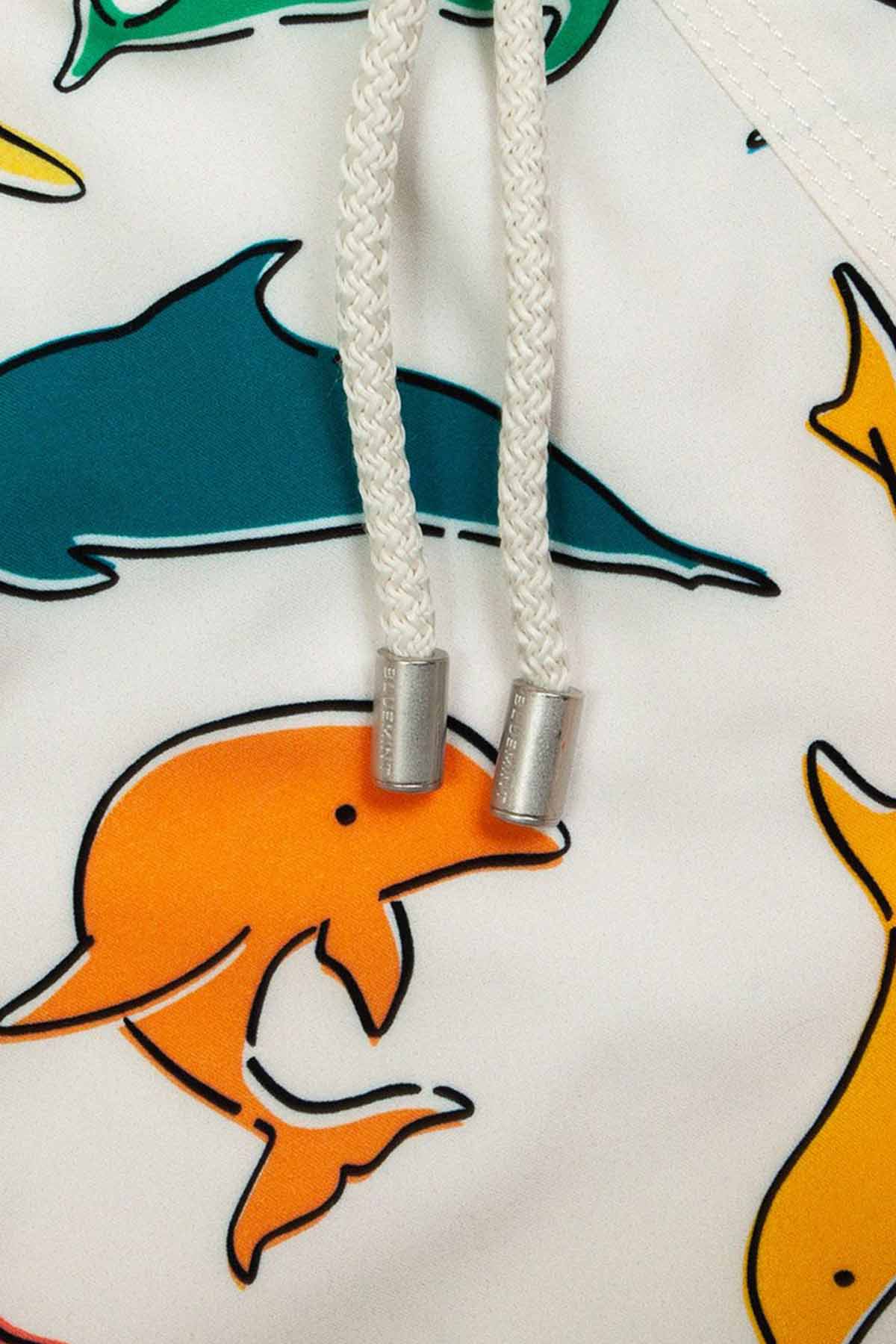 Bluemint 2-12 Yaş Erkek Çocuk Arthus Boy Colourful Dolphin Şort Mayo-Libas Trendy Fashion Store