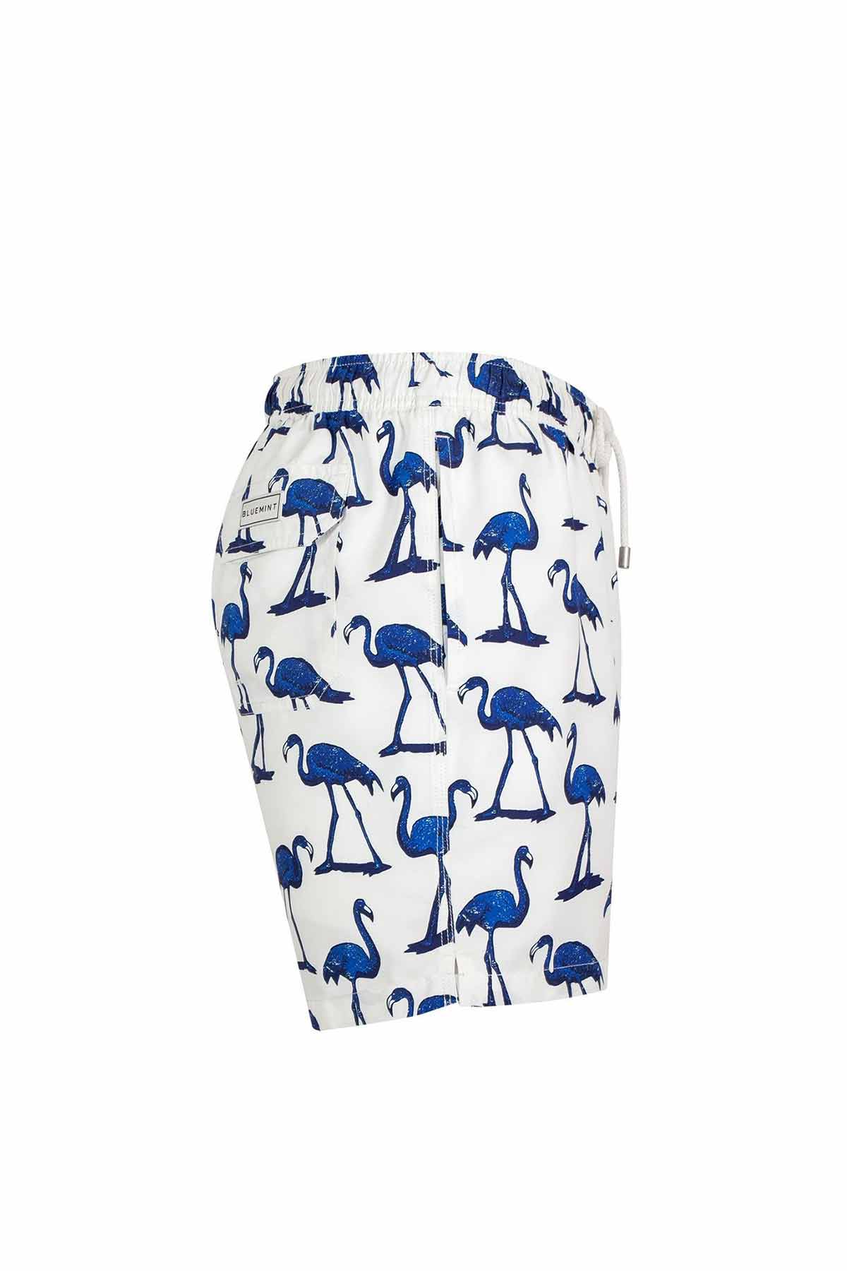 Bluemint Arthus Mono Flamingo Şort Mayo-Libas Trendy Fashion Store