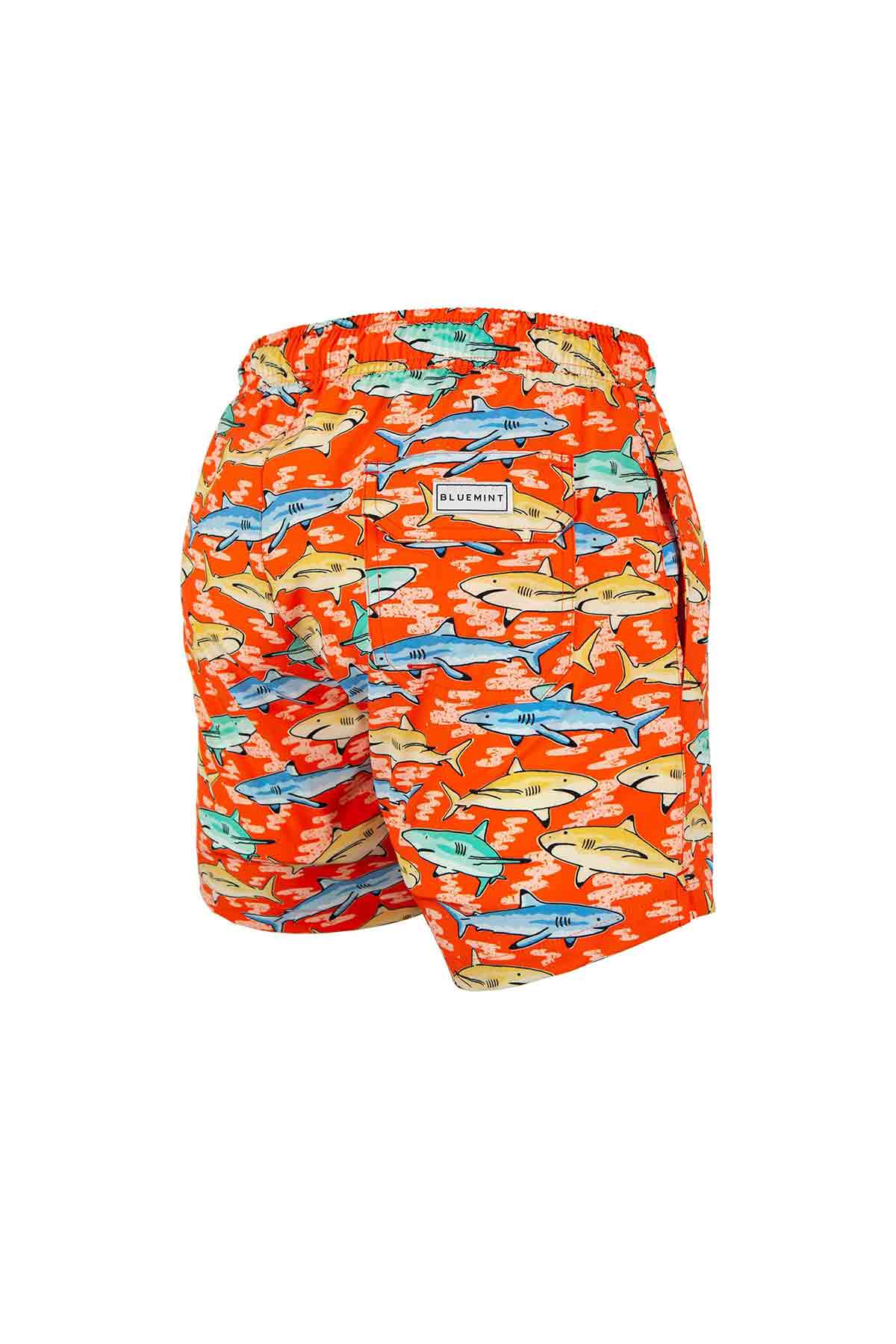 Bluemint Arthus Stretch Orange Shark Şort Mayo-Libas Trendy Fashion Store