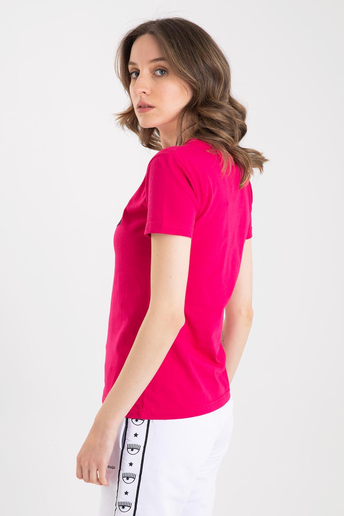 Chiara Ferragni Winking Eye T-shirt-Libas Trendy Fashion Store