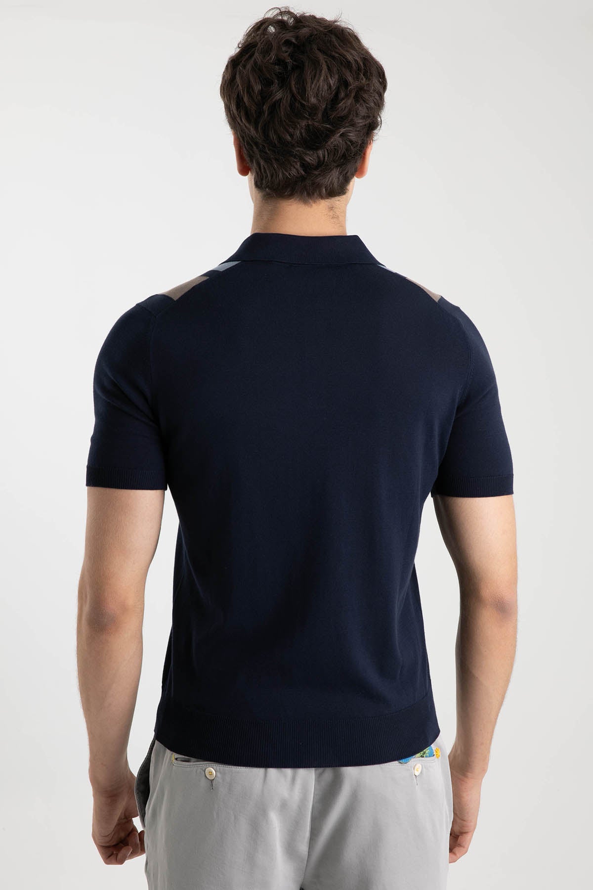 Gran Sasso Polo Yaka T-shirt-Libas Trendy Fashion Store