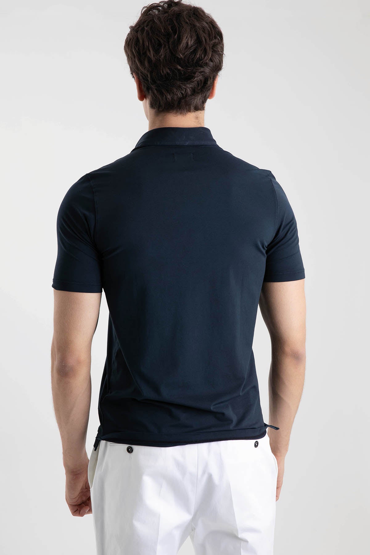 Gran Sasso Polo Yaka Streç T-shirt-Libas Trendy Fashion Store