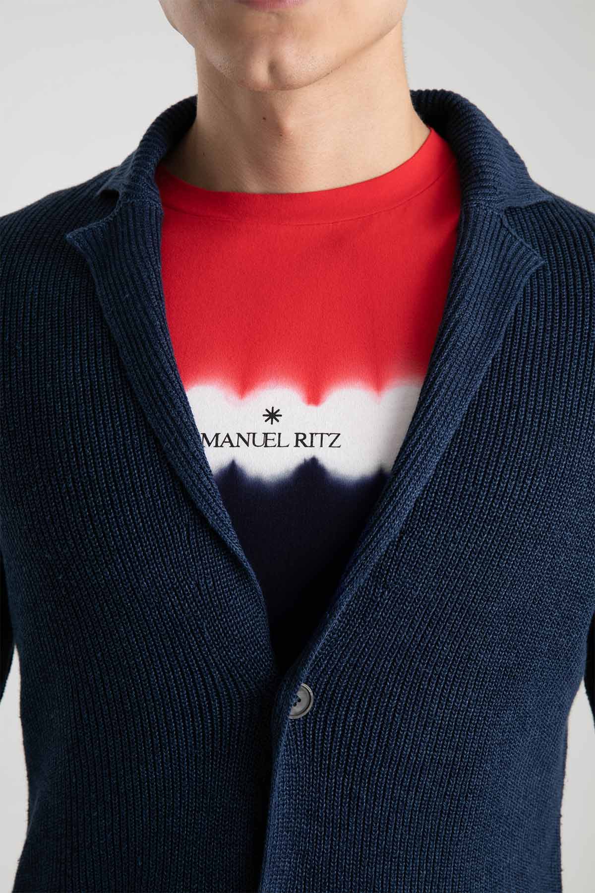 Gran Sasso Keten Karışımlı Örgü Triko Ceket-Libas Trendy Fashion Store