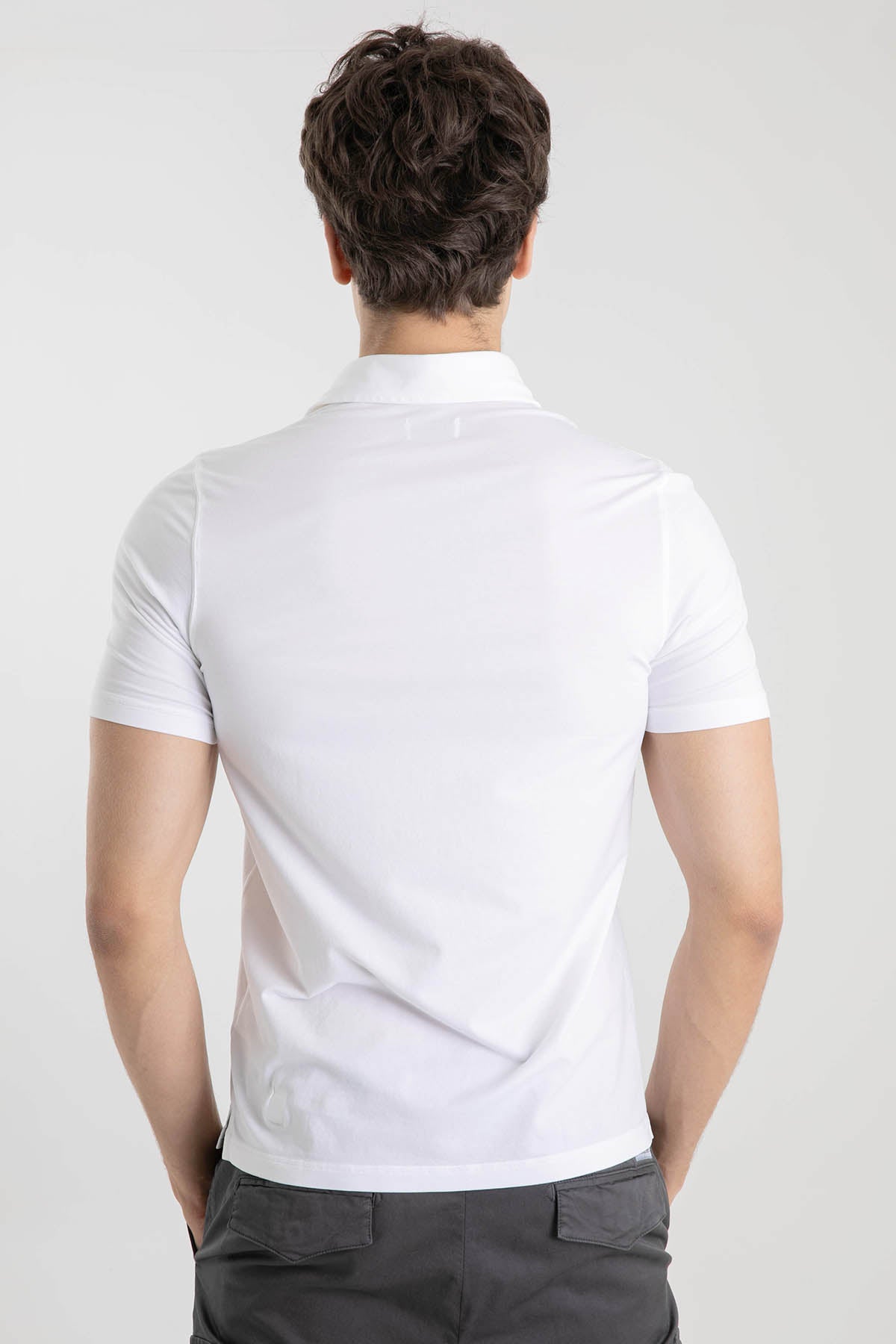 Gran Sasso Polo Yaka Streç T-shirt-Libas Trendy Fashion Store