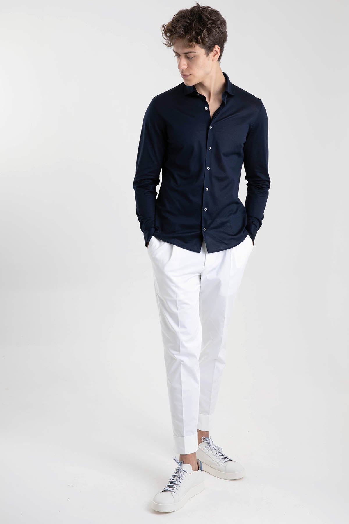 Gran Sasso Fransız Yaka Gömlek-Libas Trendy Fashion Store