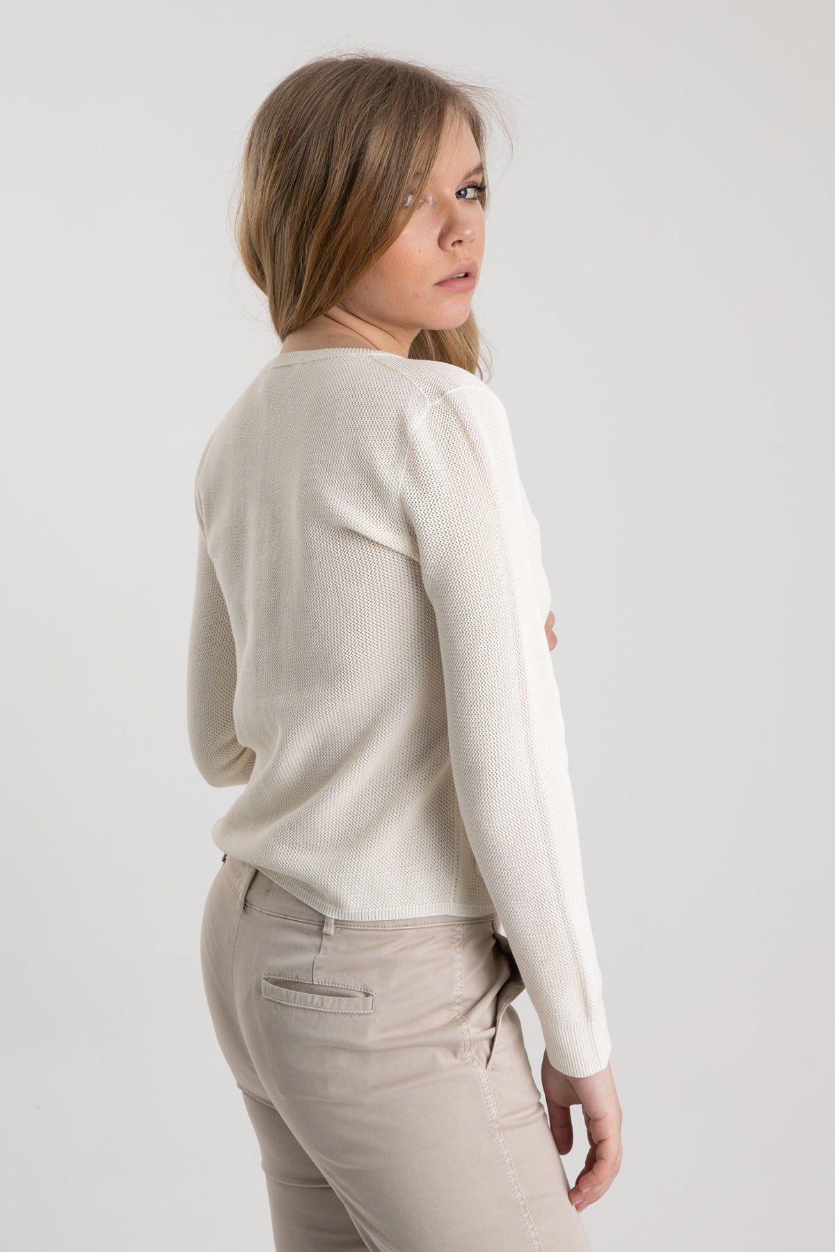 Tonet Fermuarlı Triko Ceket-Libas Trendy Fashion Store