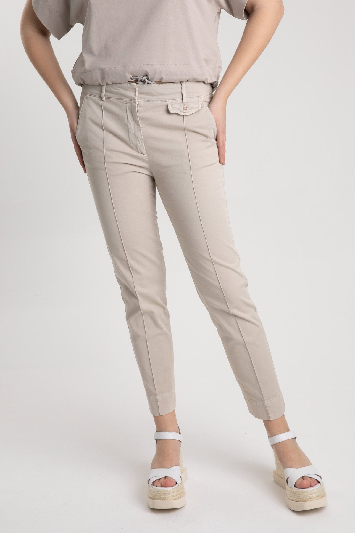 Tonet Slim Fit Kısa Paça Pantolon-Libas Trendy Fashion Store