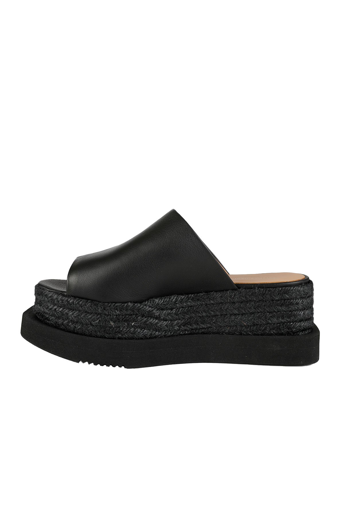 Paloma Barcelo Hasır Dolgu Topuklu Deri Terlik-Libas Trendy Fashion Store