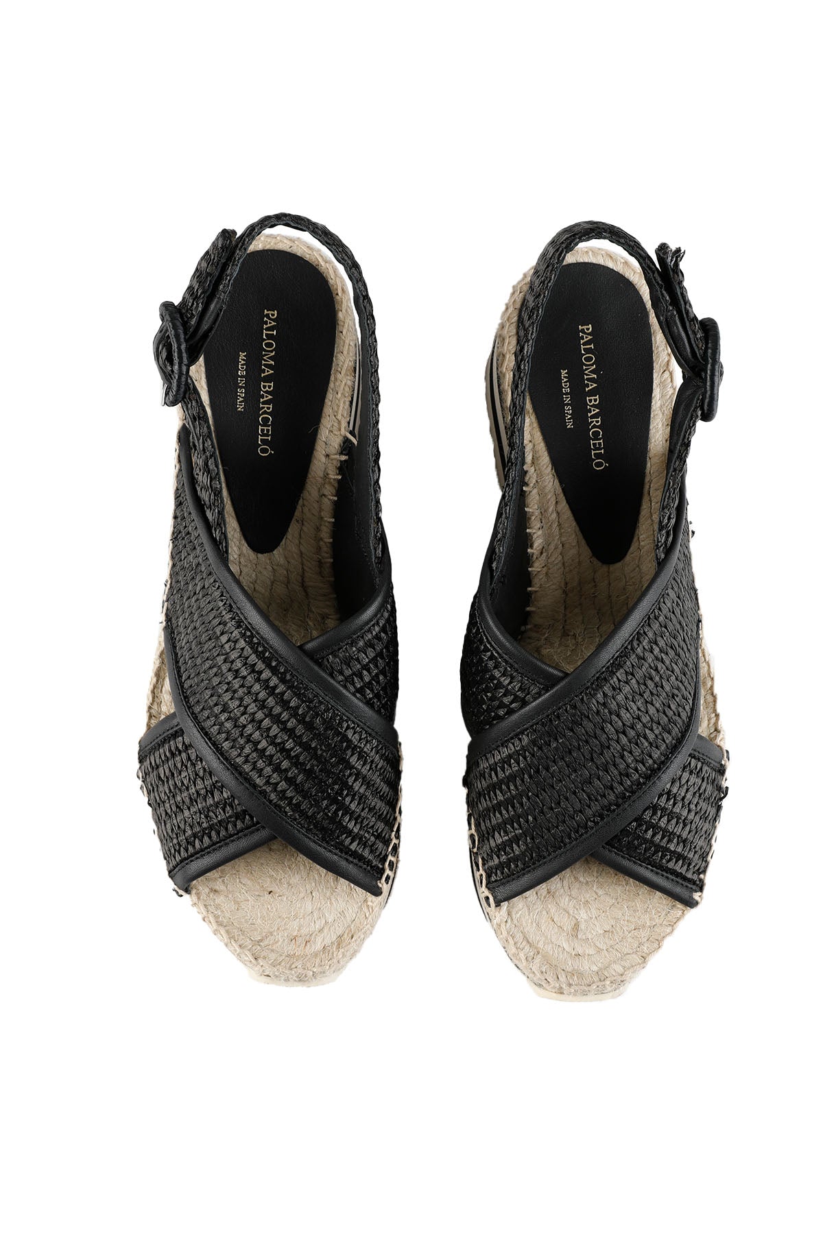 Paloma Barcelo Çapraz Bantlı Dolgu Topuk Sandalet-Libas Trendy Fashion Store