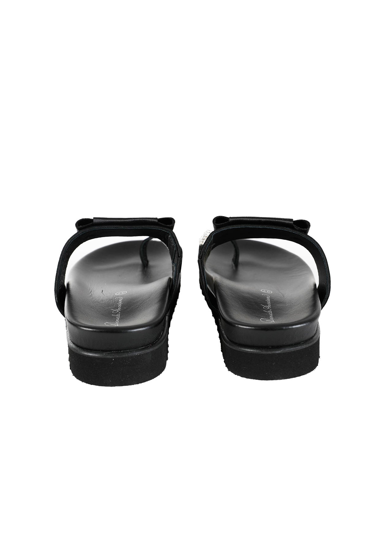 Daniele Ancarani Swarovski Taşlı Deri Terlik-Libas Trendy Fashion Store