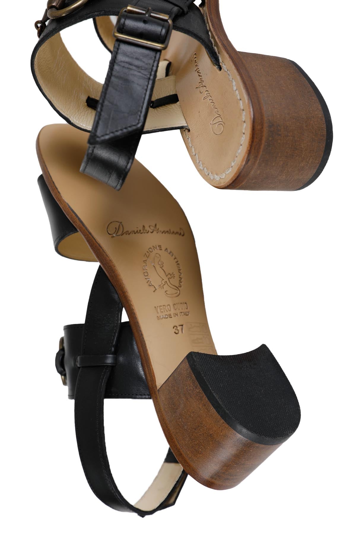 Daniele Ancarani Deri Topuklu Sandalet-Libas Trendy Fashion Store