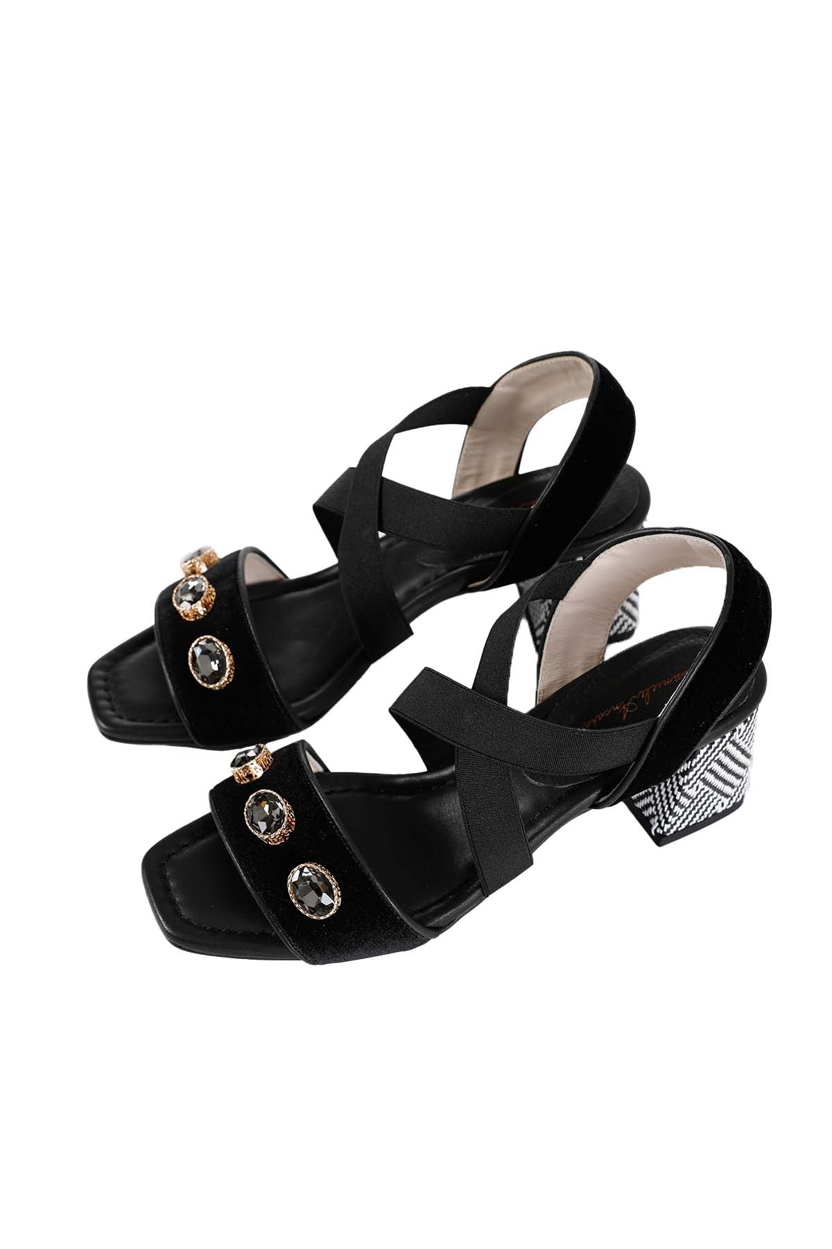 Daniele Ancarani Küt Burun Topuklu Sandalet-Libas Trendy Fashion Store