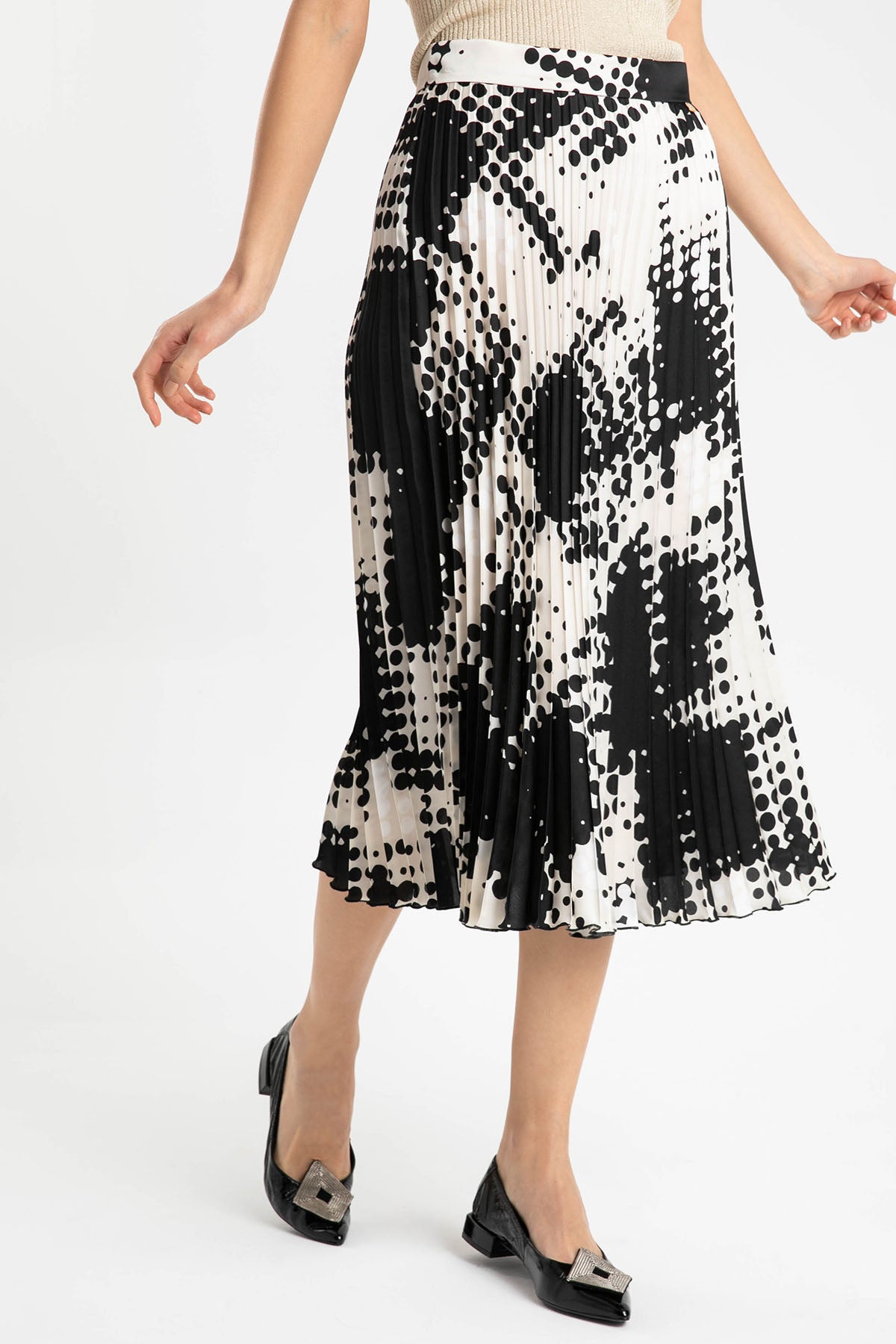 Daniele Ancarani Küt Topuk ve Burunlu Babet Ayakkabı-Libas Trendy Fashion Store