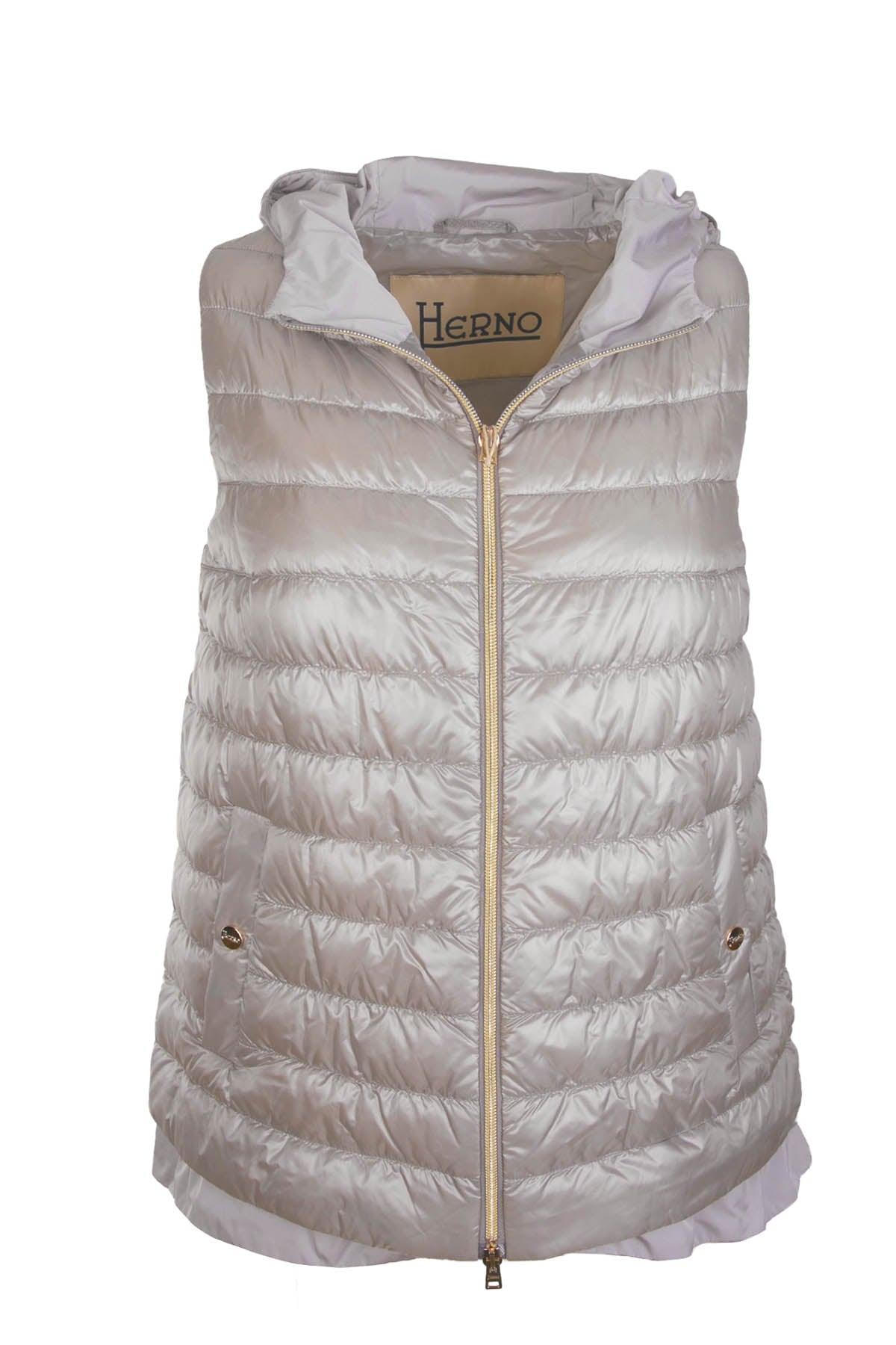 Herno Çan Kesim Kapüşonlu Puffer Yelek-Libas Trendy Fashion Store