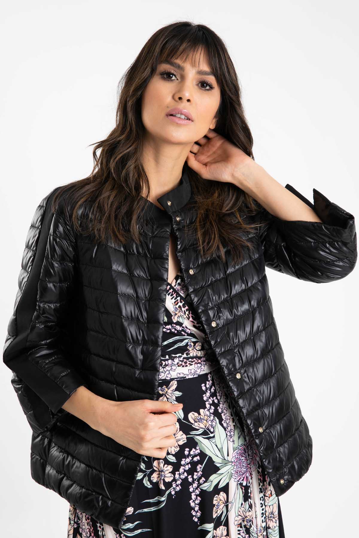 Herno Dik Yakalı İnce Puffer Mont-Libas Trendy Fashion Store