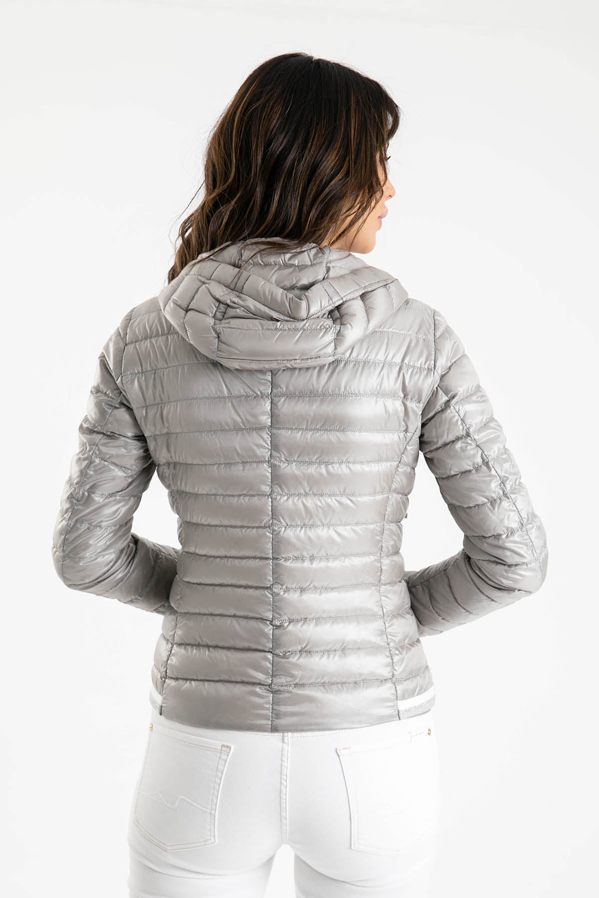 Herno Kapüşonlu Ribana Kollu İnce Mont-Libas Trendy Fashion Store