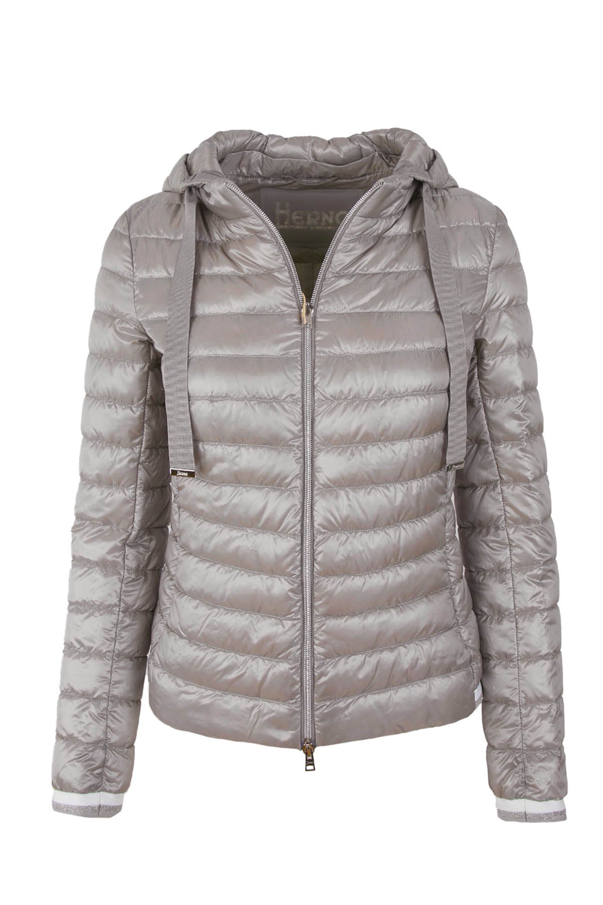 Herno Kapüşonlu Ribana Kollu İnce Mont-Libas Trendy Fashion Store