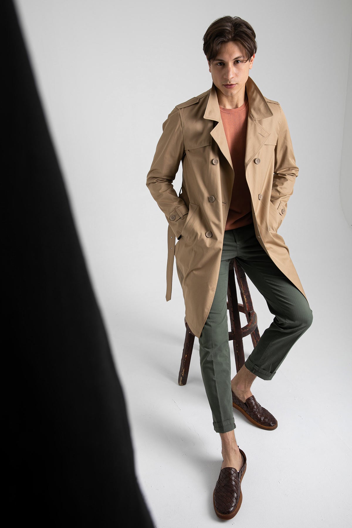 Herno Kruvaze Trençkot-Libas Trendy Fashion Store