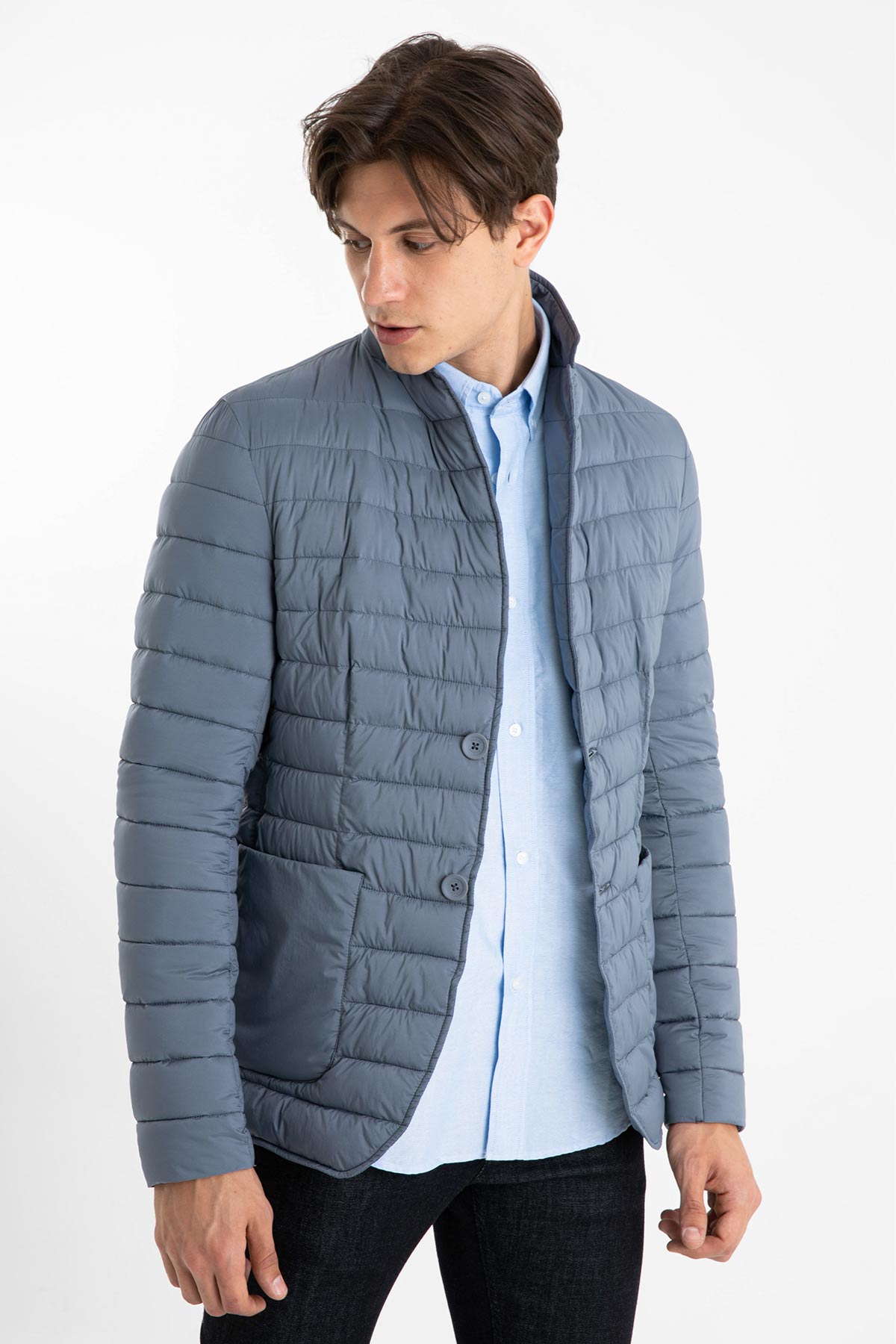 Herno Düğmeli Ceket Mont-Libas Trendy Fashion Store