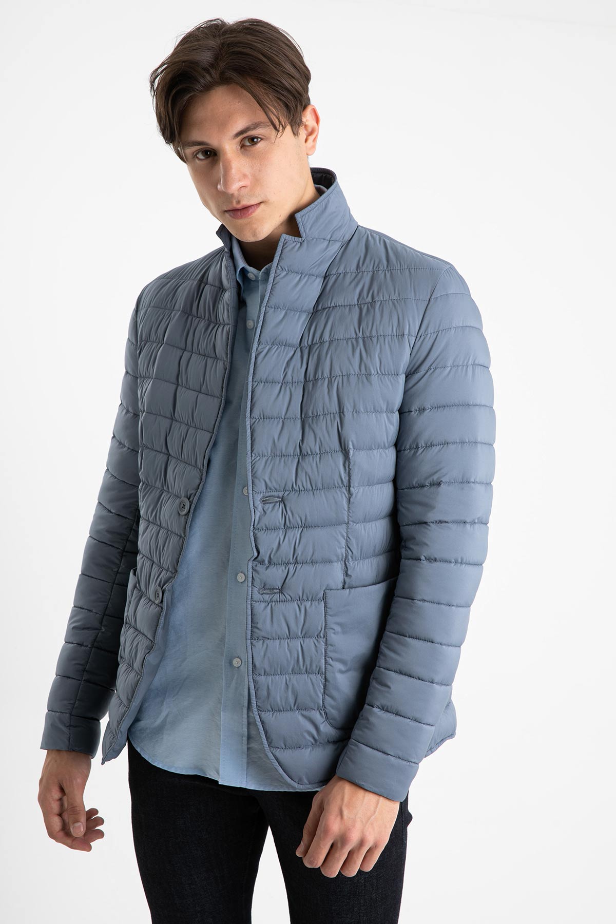 Herno Düğmeli Ceket Mont-Libas Trendy Fashion Store