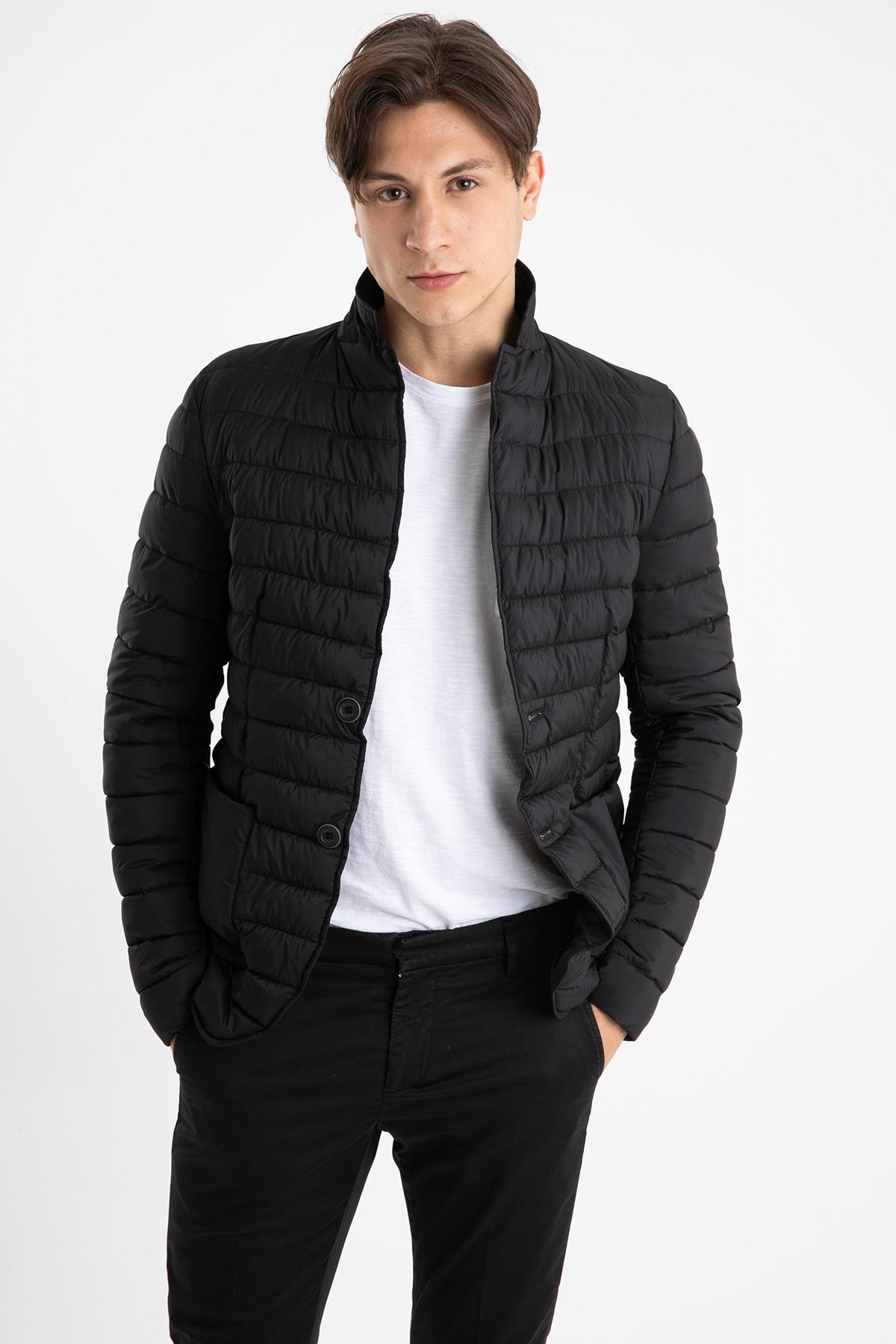 Herno Düğmeli Ceket Mont-Libas Trendy Fashion Store