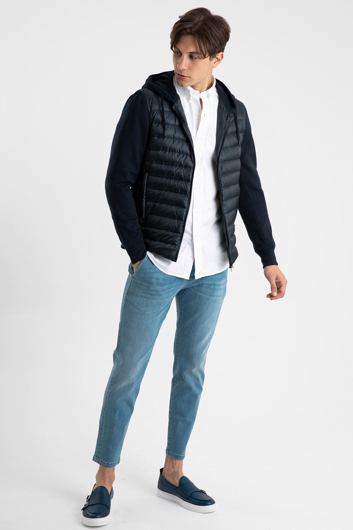 Herno Puffer ve Pamuk Kombinasyonlu Ceket-Libas Trendy Fashion Store
