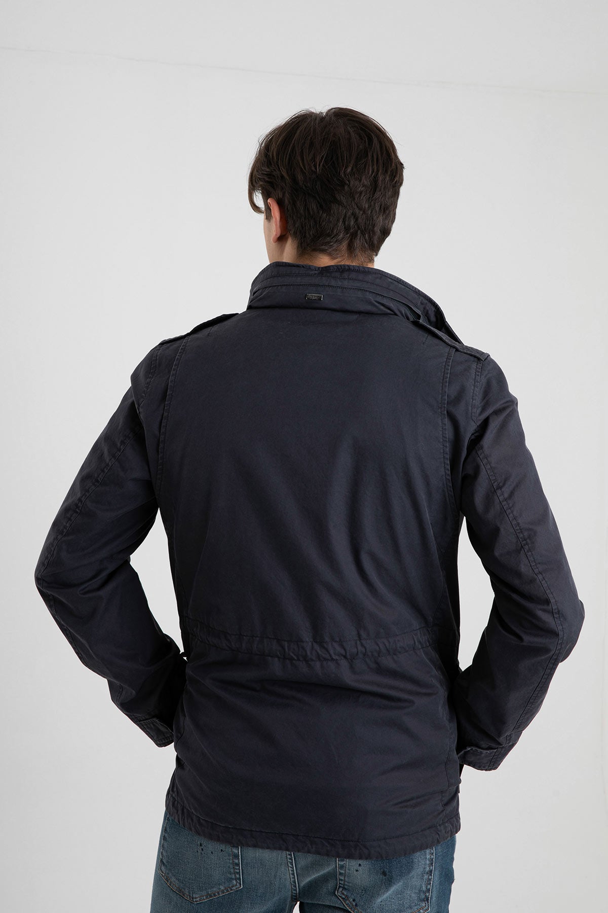 Herno Yıkamalı Kapak Cepli Mont Ceket-Libas Trendy Fashion Store