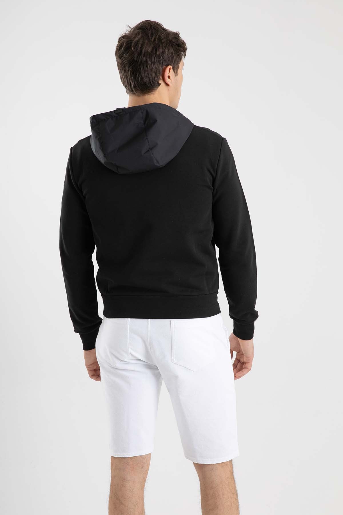 Herno Kapüşonlu Fermuarlı Ceket-Libas Trendy Fashion Store