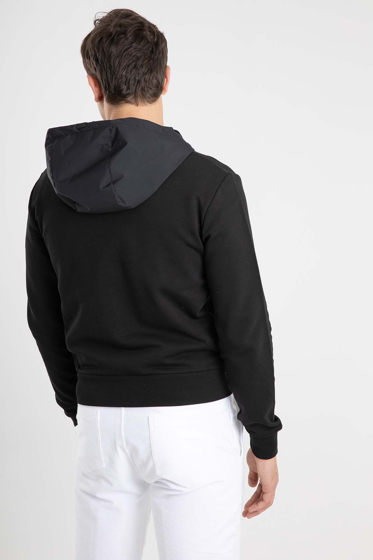 Herno Kapüşonlu Fermuarlı Ceket-Libas Trendy Fashion Store