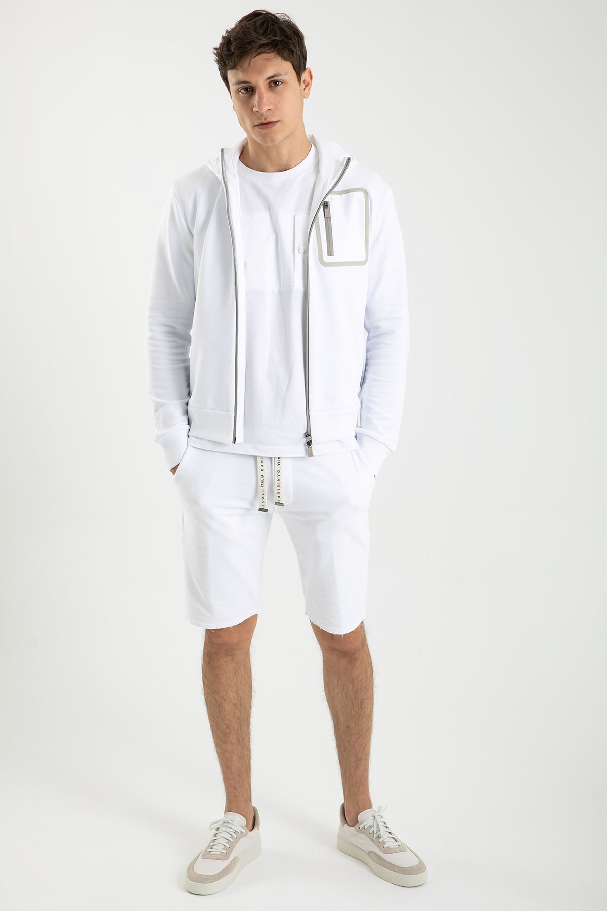 Herno Kapüşonlu Fermuarlı Spor Ceket-Libas Trendy Fashion Store