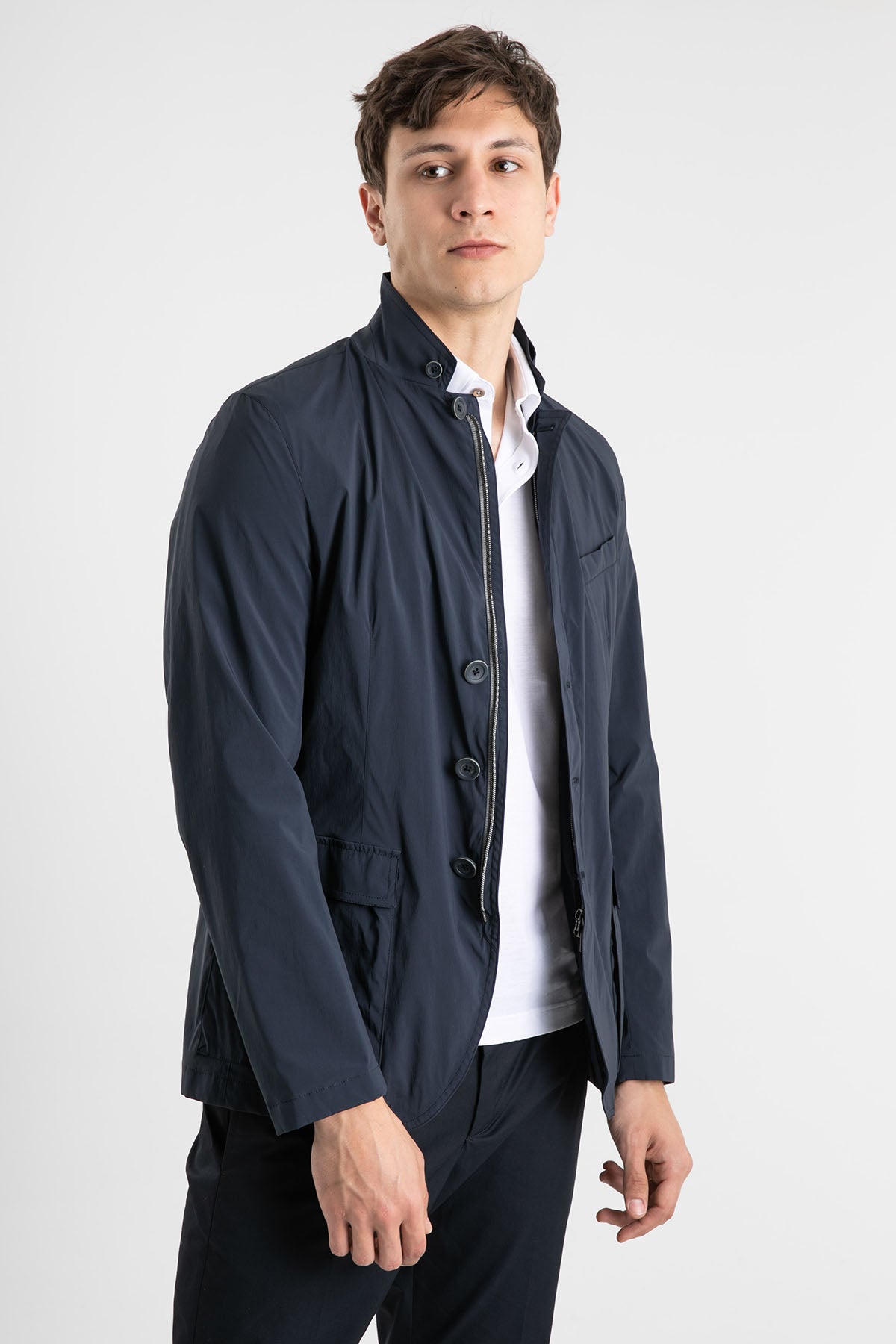 Herno Dik Yaka Mont Ceket-Libas Trendy Fashion Store