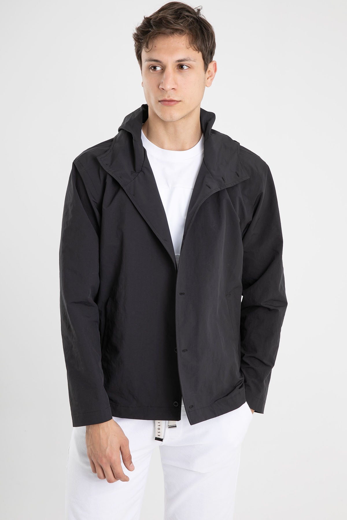 Herno Düğmeli Rüzgarlık Mont-Libas Trendy Fashion Store