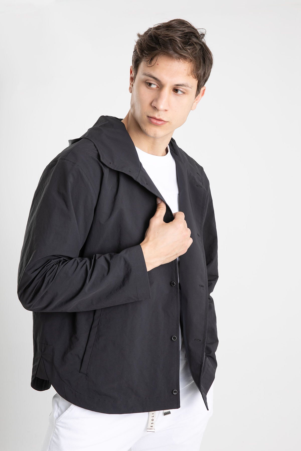 Herno Düğmeli Rüzgarlık Mont-Libas Trendy Fashion Store