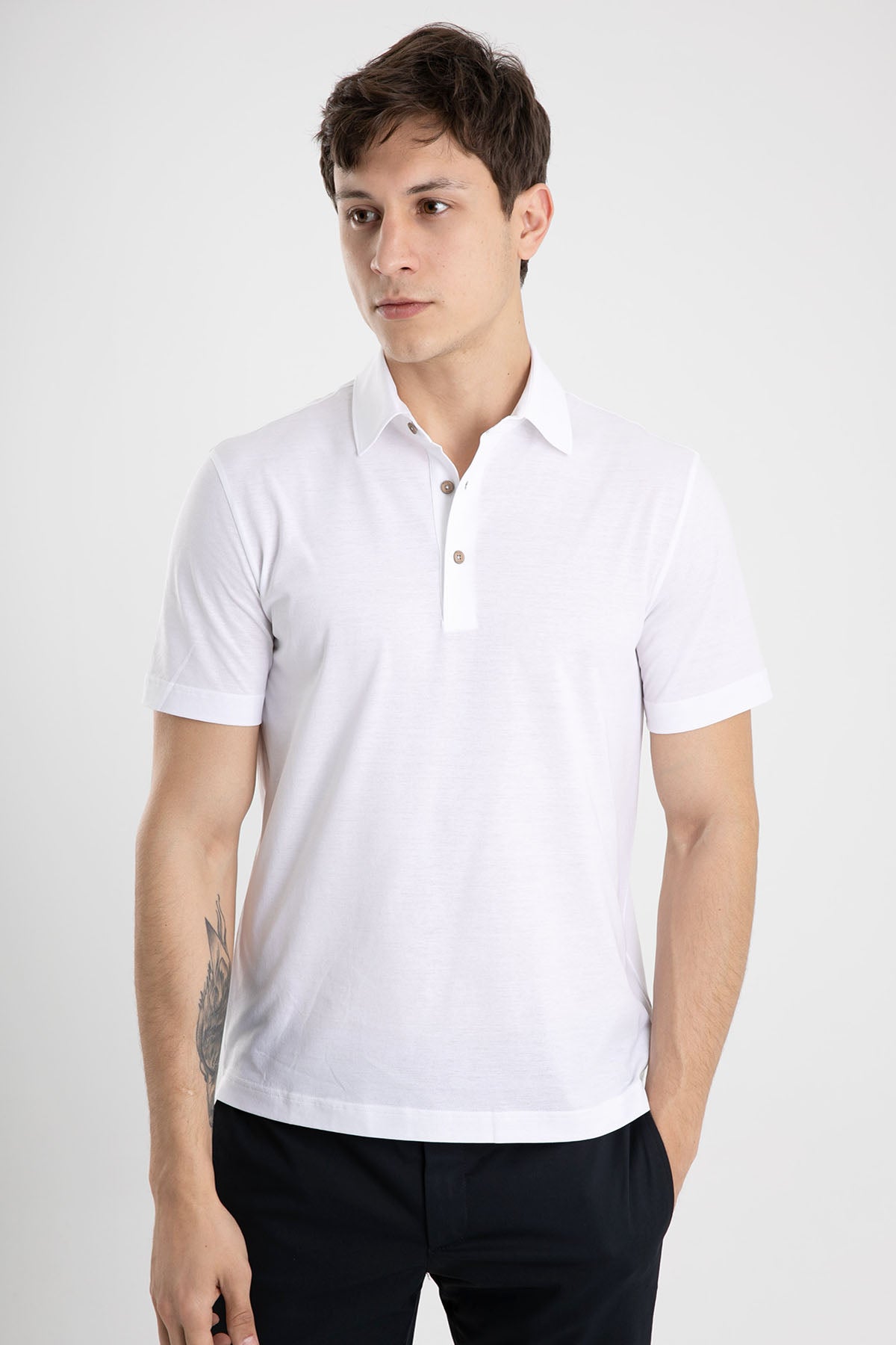 Herno Polo Yaka T-shirt-Libas Trendy Fashion Store