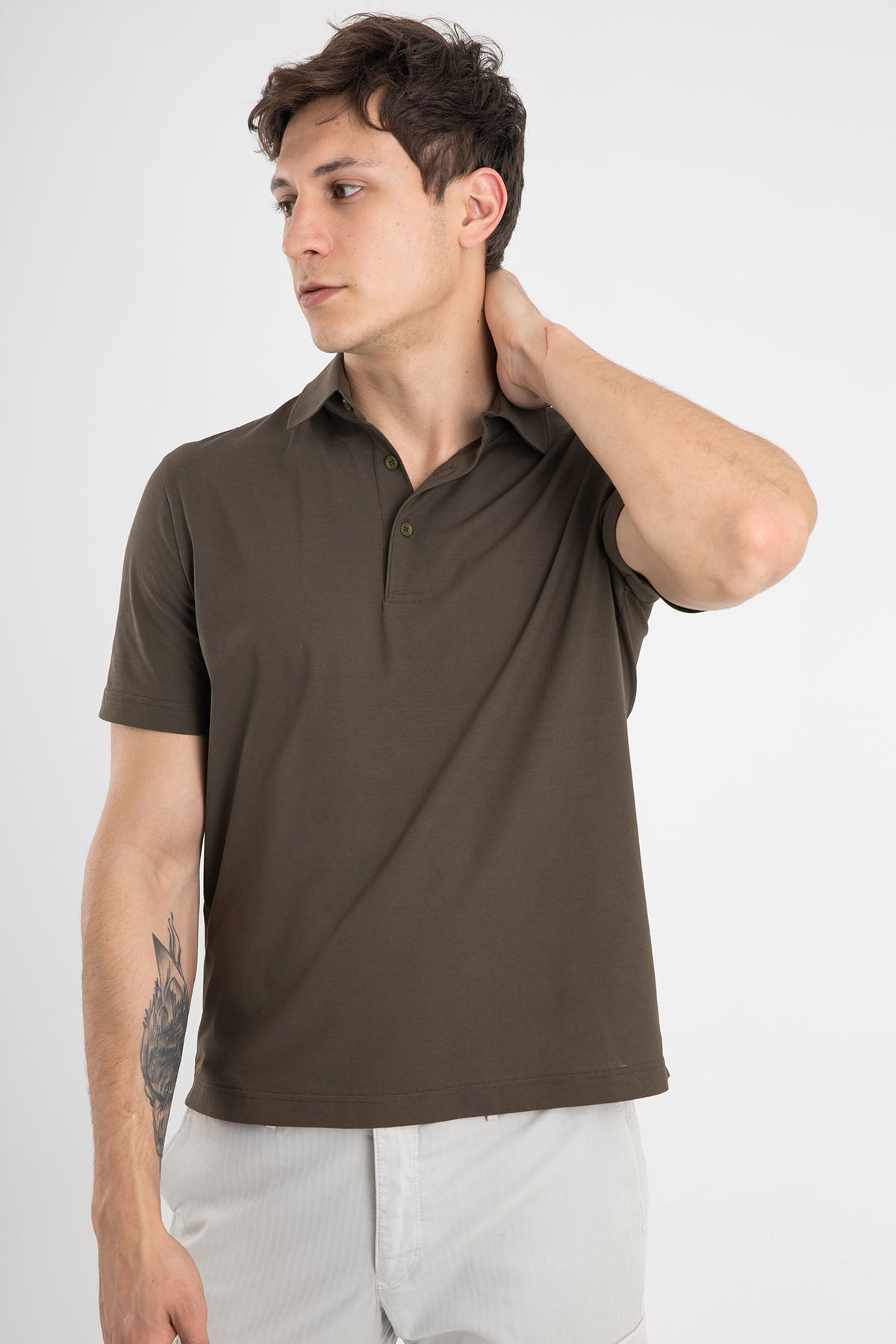 Herno Polo Yaka T-shirt-Libas Trendy Fashion Store