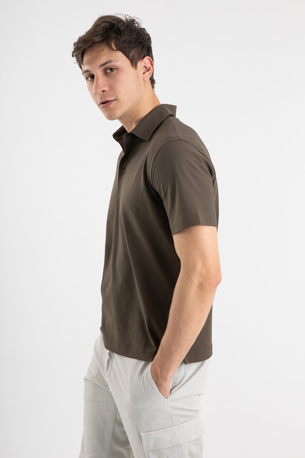 Herno Polo Yaka T-shirt-Libas Trendy Fashion Store