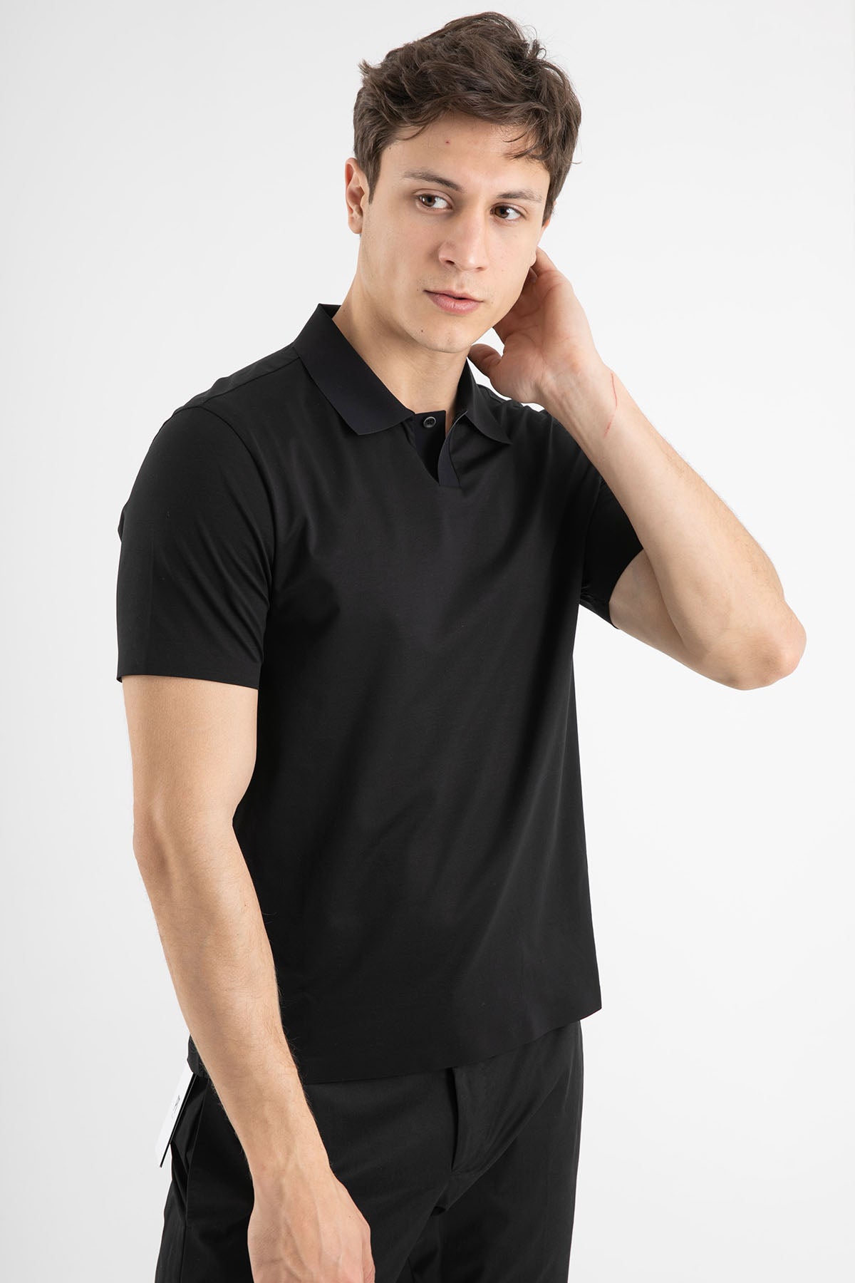 Herno Streç Polo Yaka T-shirt-Libas Trendy Fashion Store
