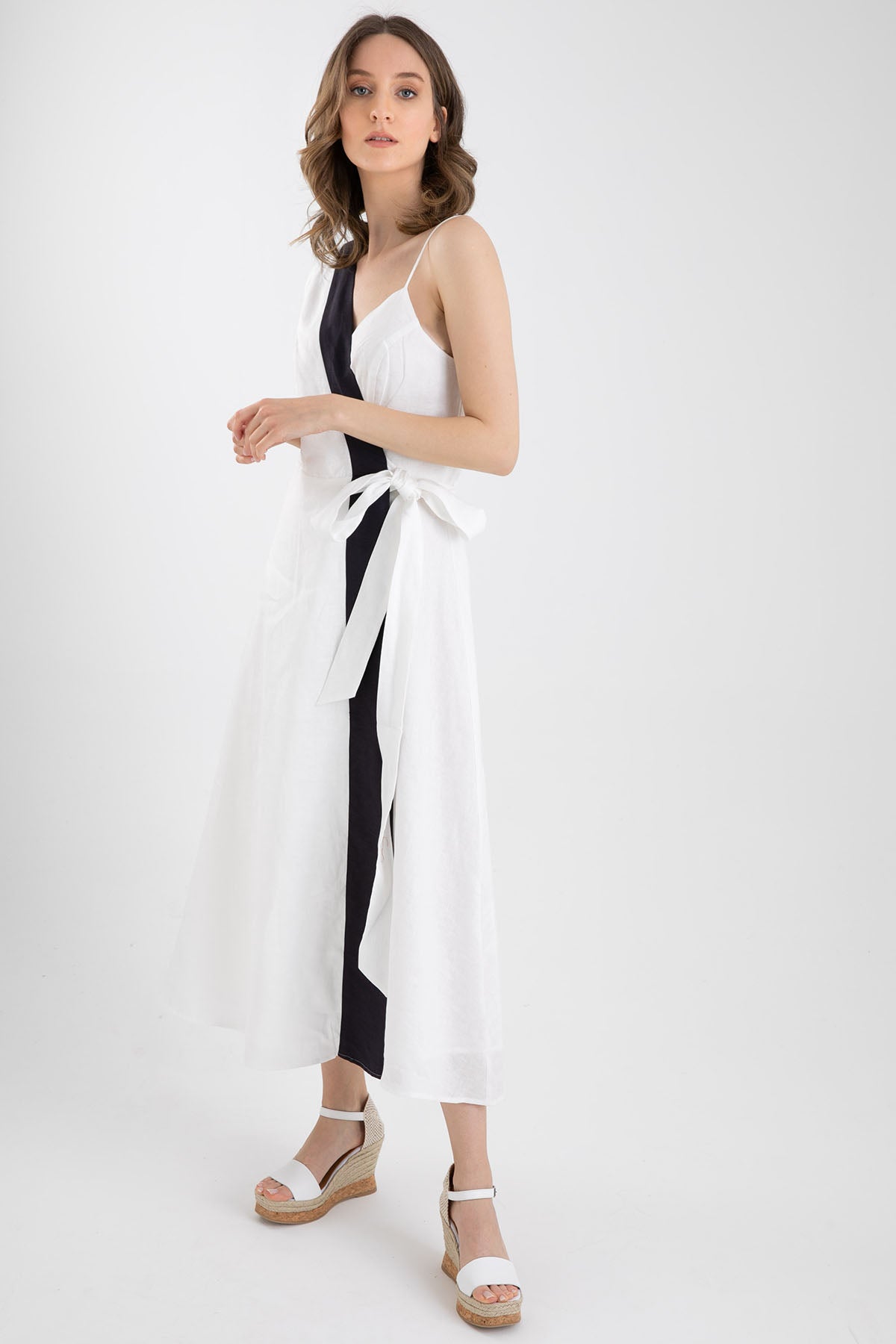 Rene Derhy Kruvaze Maxi Elbise-Libas Trendy Fashion Store