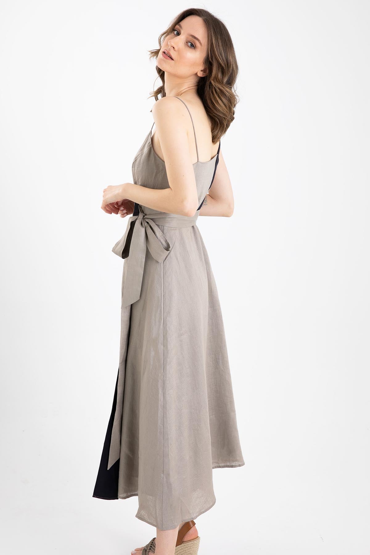 Rene Derhy Kruvaze Maxi Elbise-Libas Trendy Fashion Store