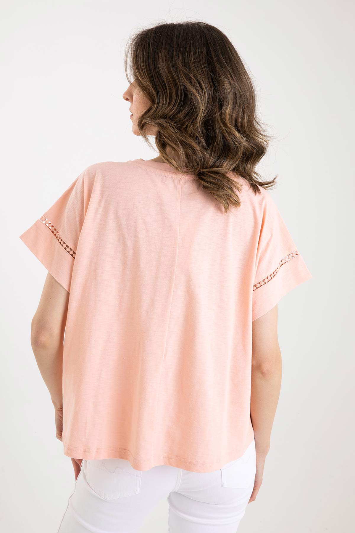 Rene Derhy Yuvarlak Yaka T-shirt-Libas Trendy Fashion Store