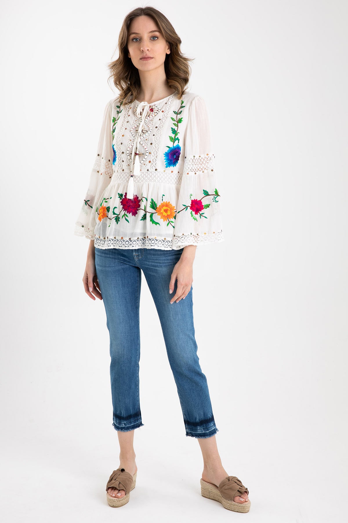 Rene Derhy Nakış Detaylı Bluz-Libas Trendy Fashion Store