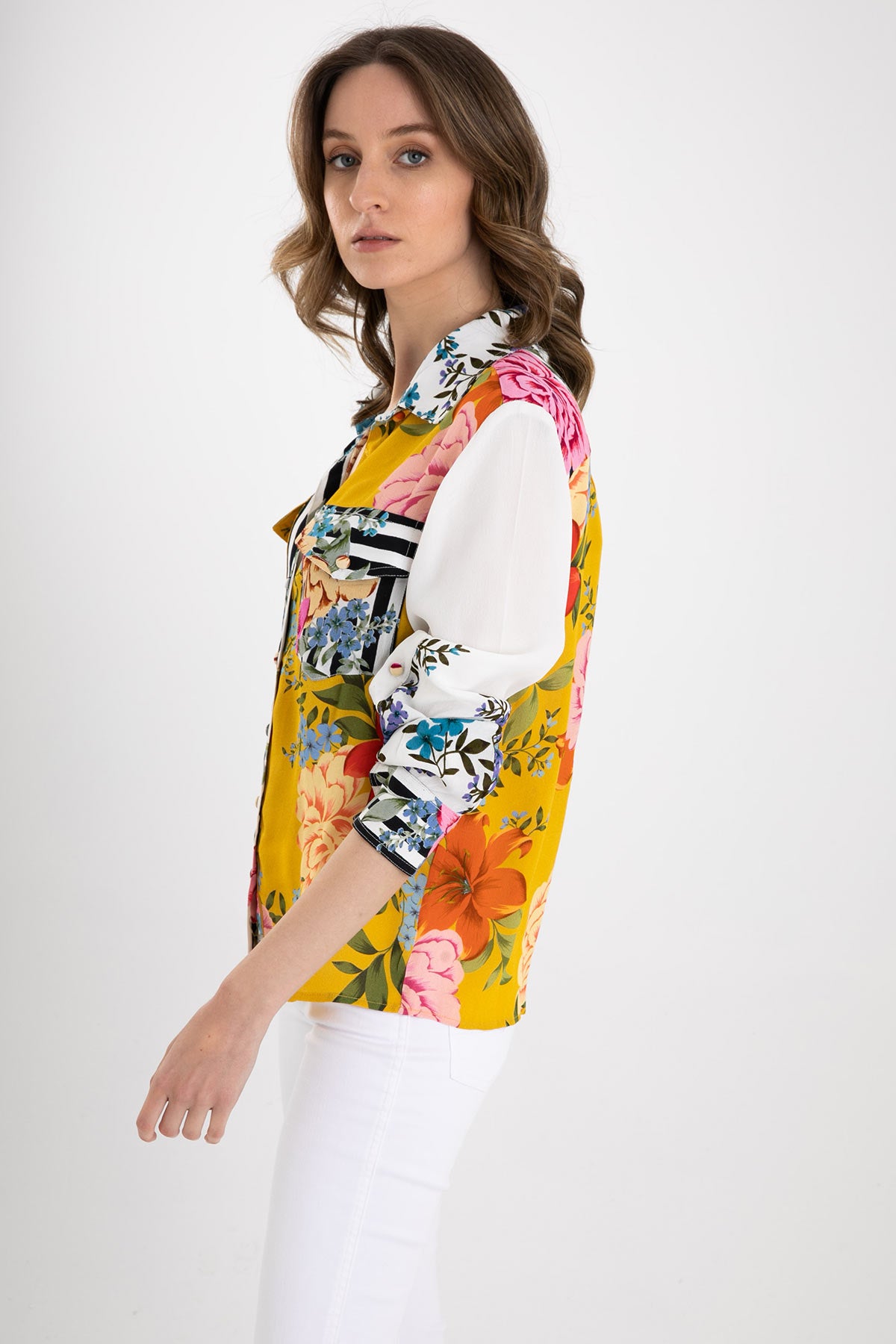 Rene Derhy Cep Detaylı Desenli Gömlek-Libas Trendy Fashion Store