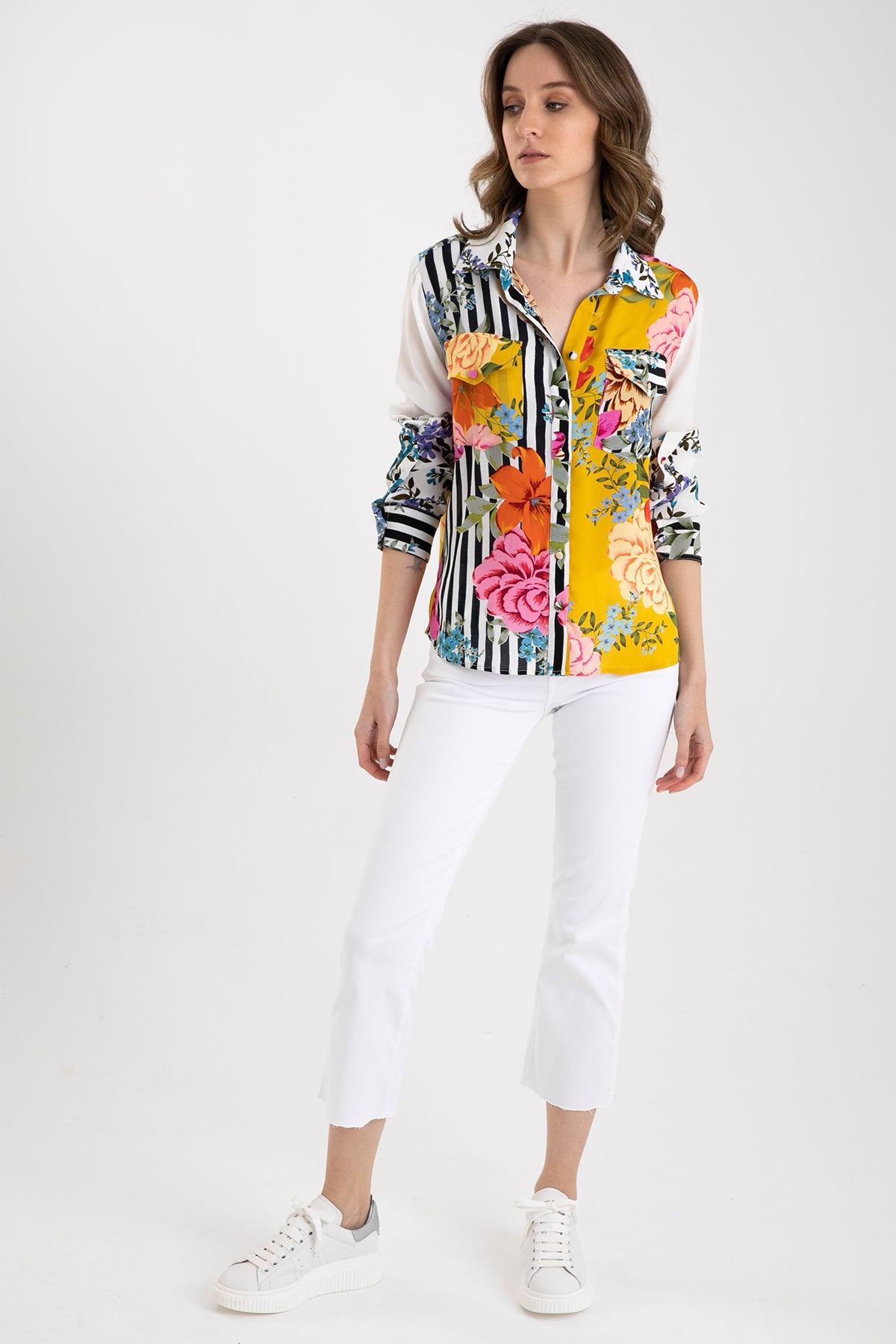 Rene Derhy Cep Detaylı Desenli Gömlek-Libas Trendy Fashion Store