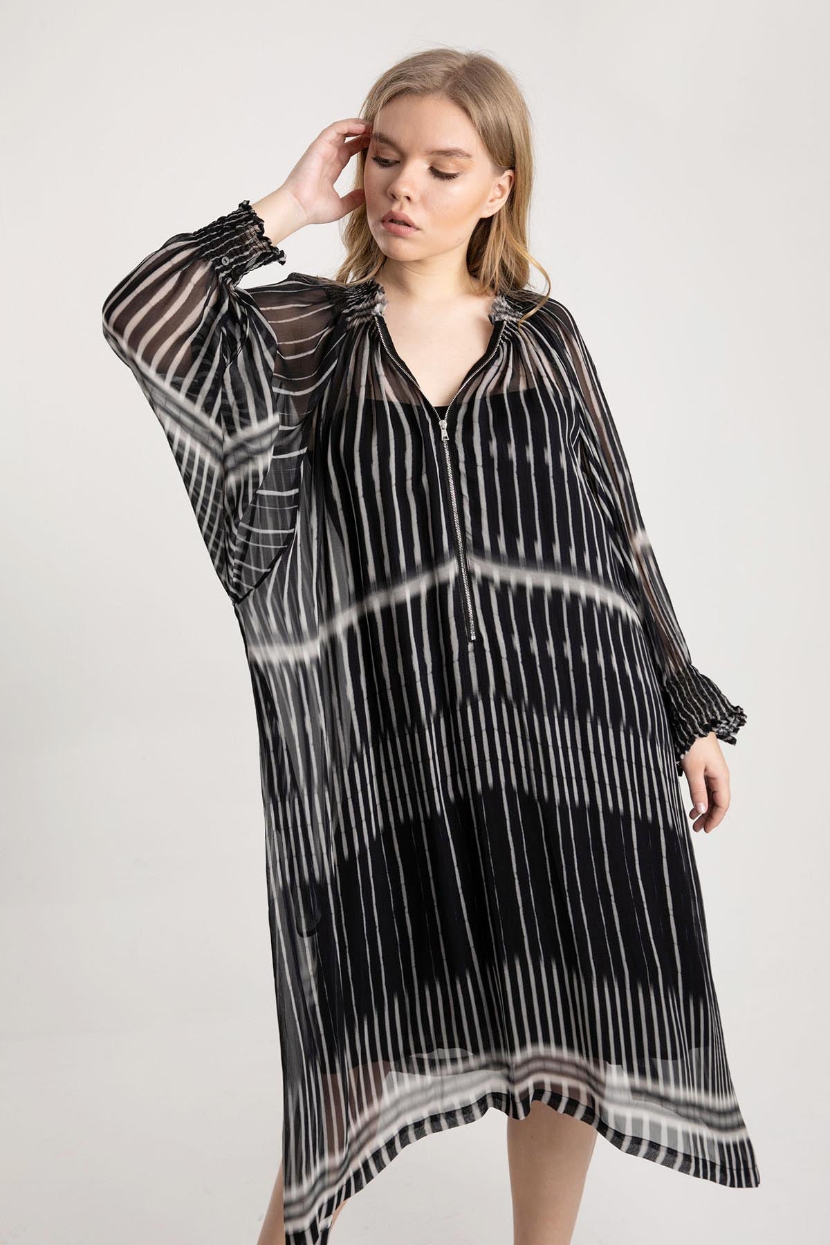 Crea Concept Balon Kol Elbise-Libas Trendy Fashion Store