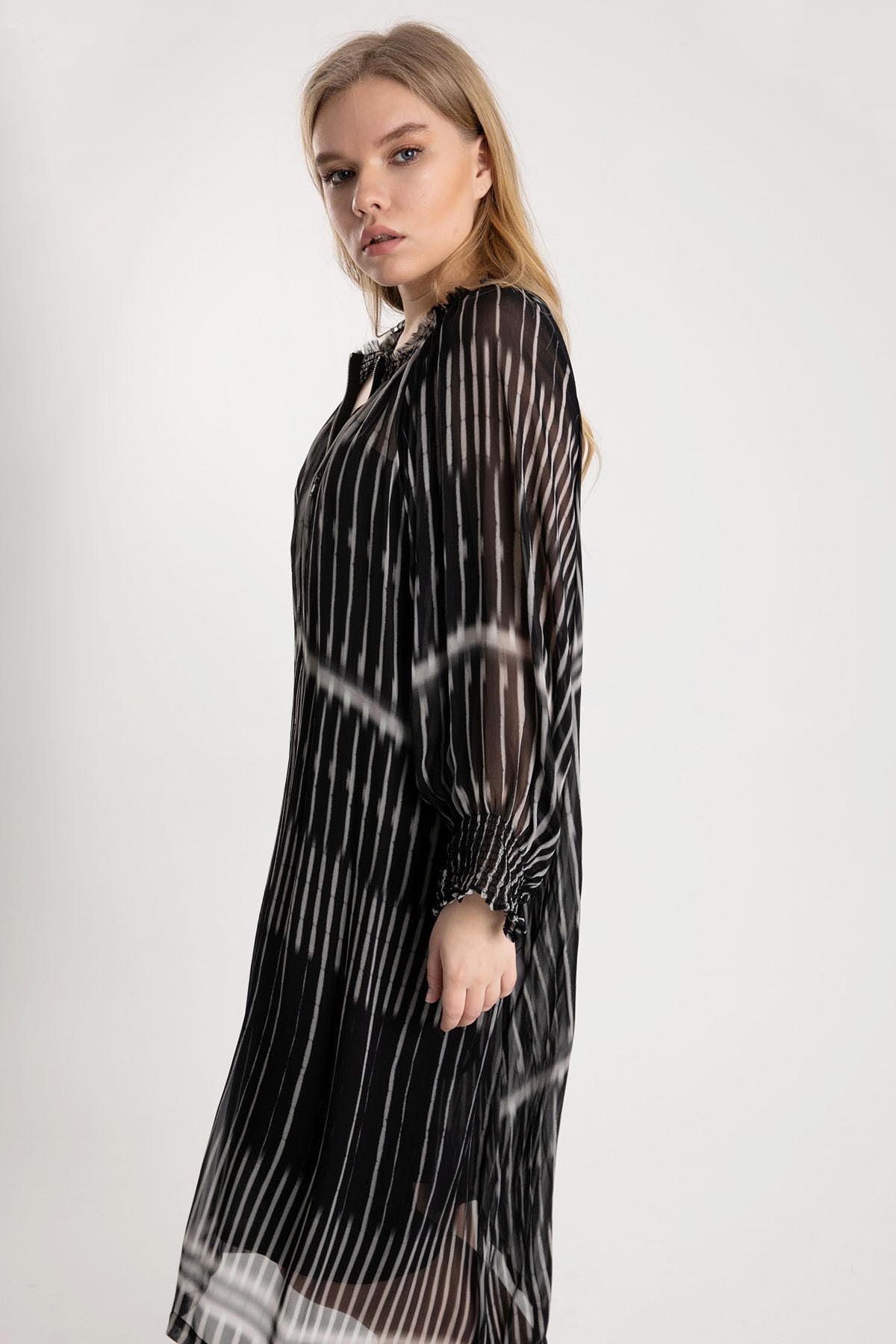 Crea Concept Balon Kol Elbise-Libas Trendy Fashion Store