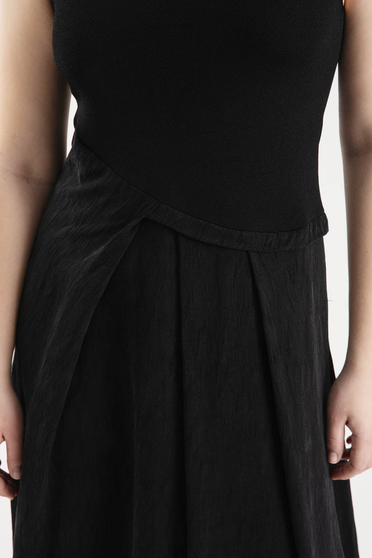 Crea Concept Belden Büzgülü Kolsuz Elbise-Libas Trendy Fashion Store
