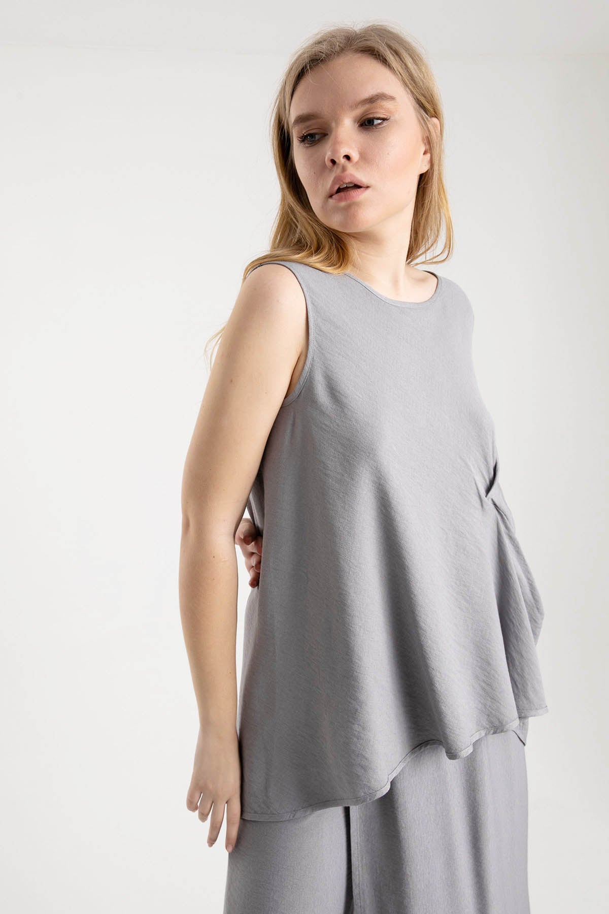 Crea Concept Drapeli Kolsuz Bluz-Libas Trendy Fashion Store