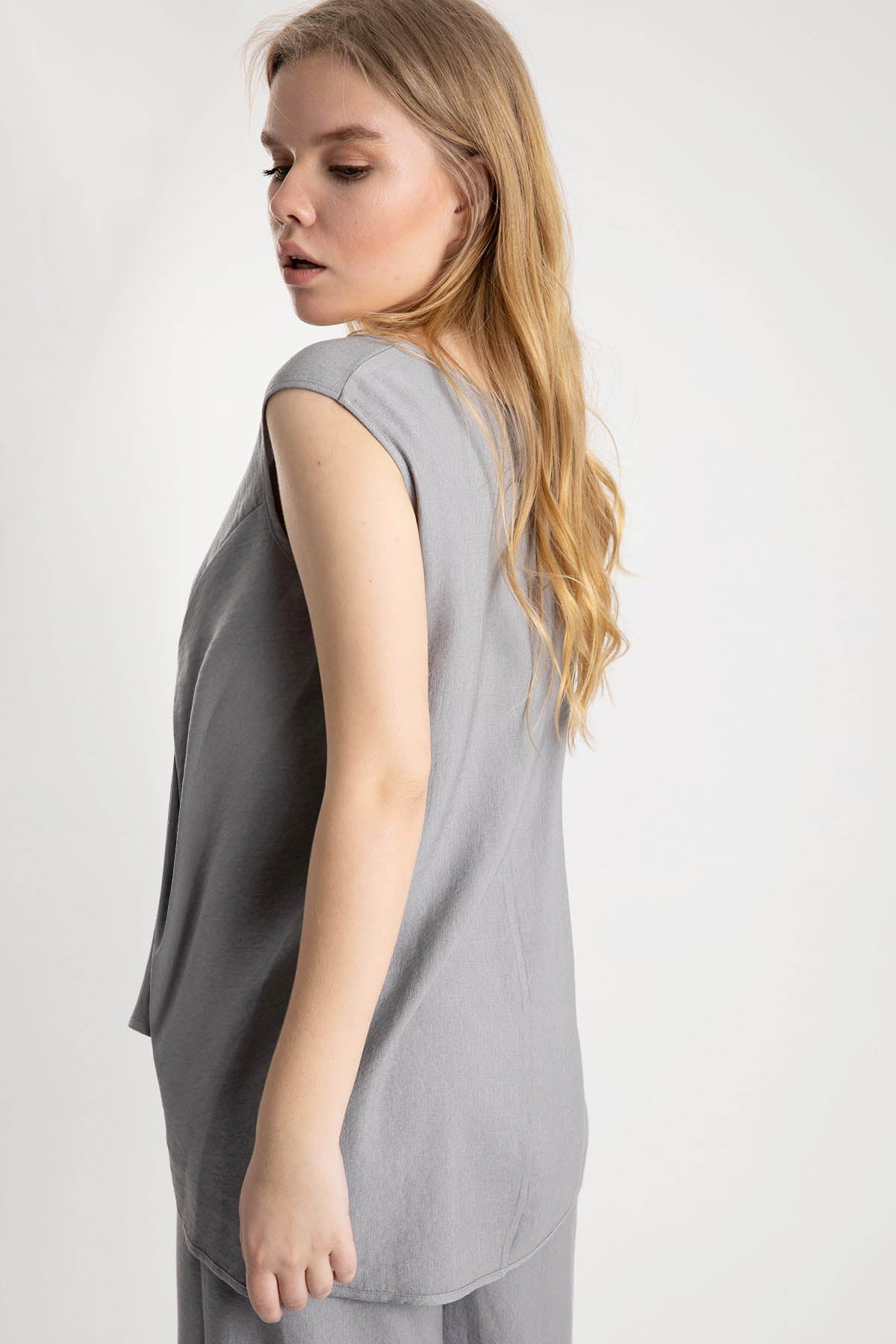 Crea Concept Drapeli Kolsuz Bluz-Libas Trendy Fashion Store