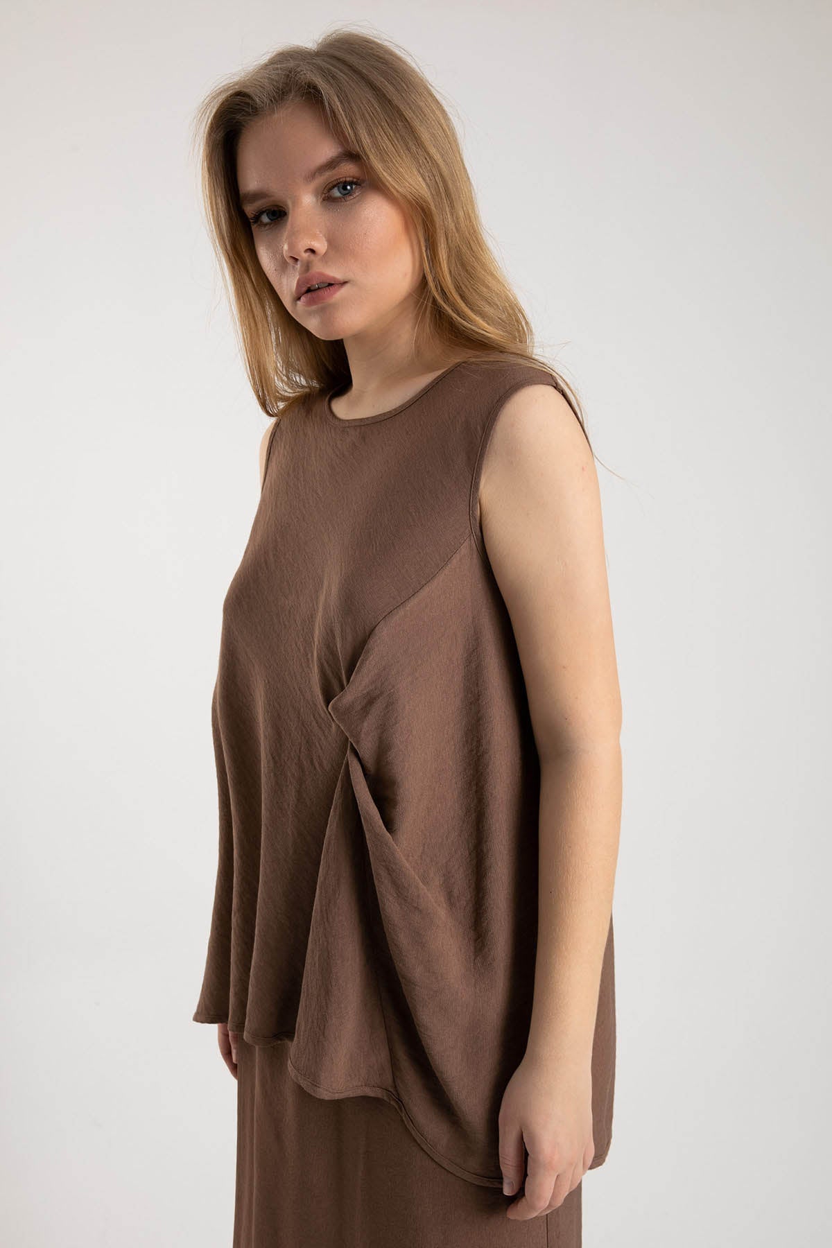 Crea Concept Drapeli Kolsuz Bluz-Libas Trendy Fashion Store