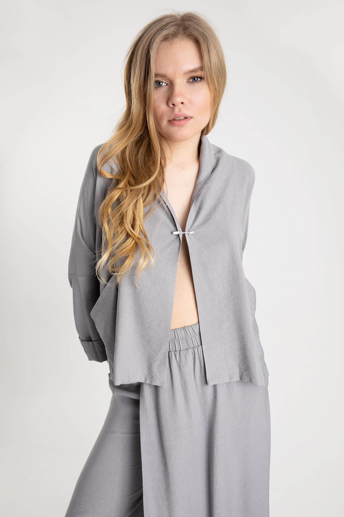 Crea Concept Belden Büzgü Bağlamalı Ceket-Libas Trendy Fashion Store